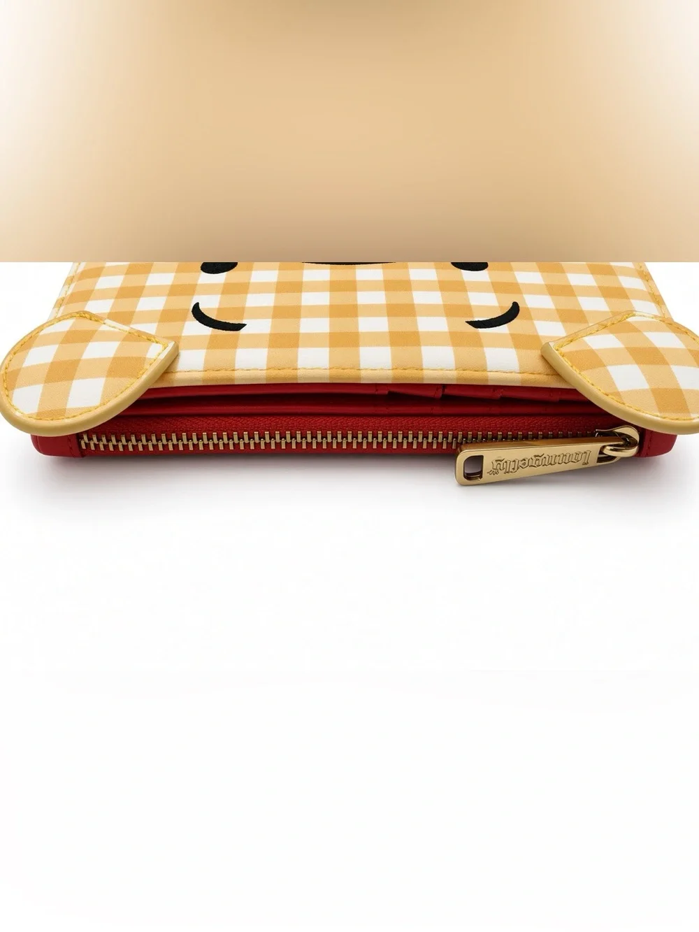 Loungefly Winnie The Pooh Gingham Zip Wallet